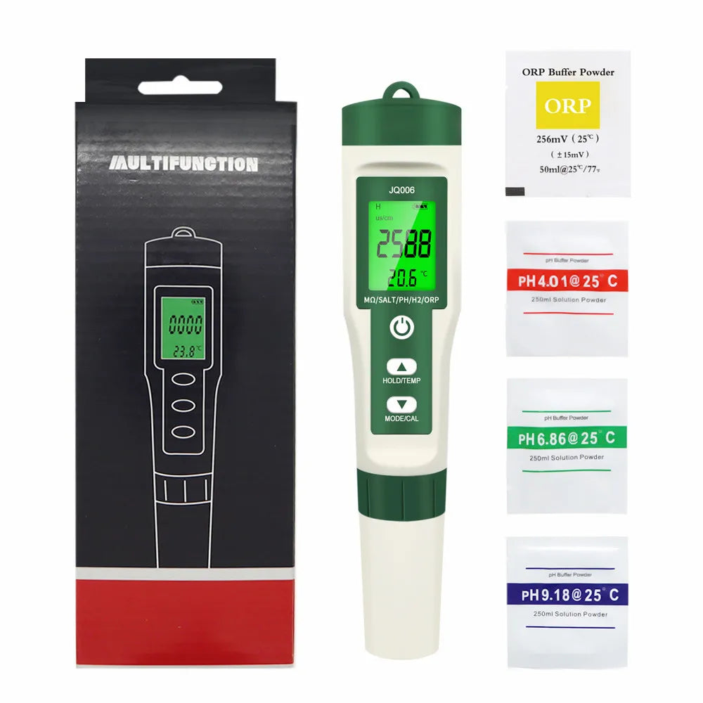 10 in 1 Water Quality Tester: Water is life—but impure water accelerates aging. Hidden contaminants like heavy metals, excessive TDS, and pH imbalances drive inflammation, oxidative stress, and cellular damage, silently shortening your healthspan.