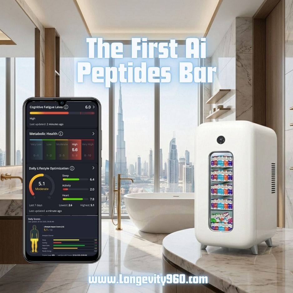 AI Peptides Bar Cold Storage. Unlock Peak Performance, AI-Powered Insights and follow up