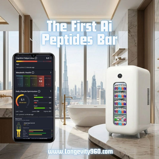 AI Peptides Bar Cold Storage. Unlock Peak Performance, AI-Powered Insights and follow up