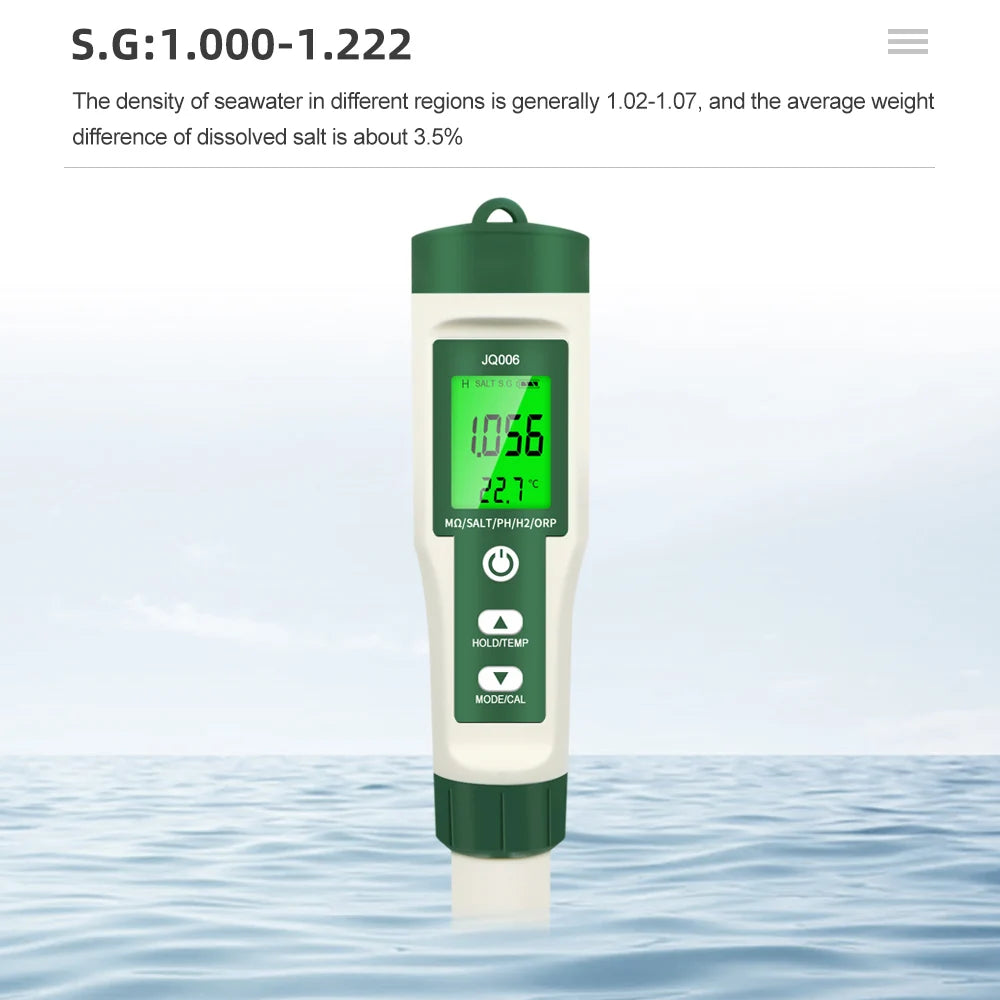 10 in 1 Water Quality Tester: Water is life—but impure water accelerates aging. Hidden contaminants like heavy metals, excessive TDS, and pH imbalances drive inflammation, oxidative stress, and cellular damage, silently shortening your healthspan.