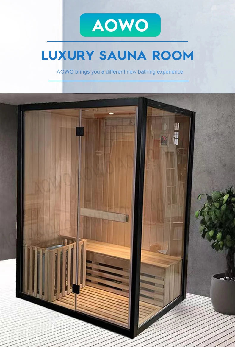 2 Person Square Wooden Dry Sauna Steam Sexs Sauna Roominfra Red Sau-na Dry Steam Yacuzzi Outdoor Spa Steam Sauna Tent