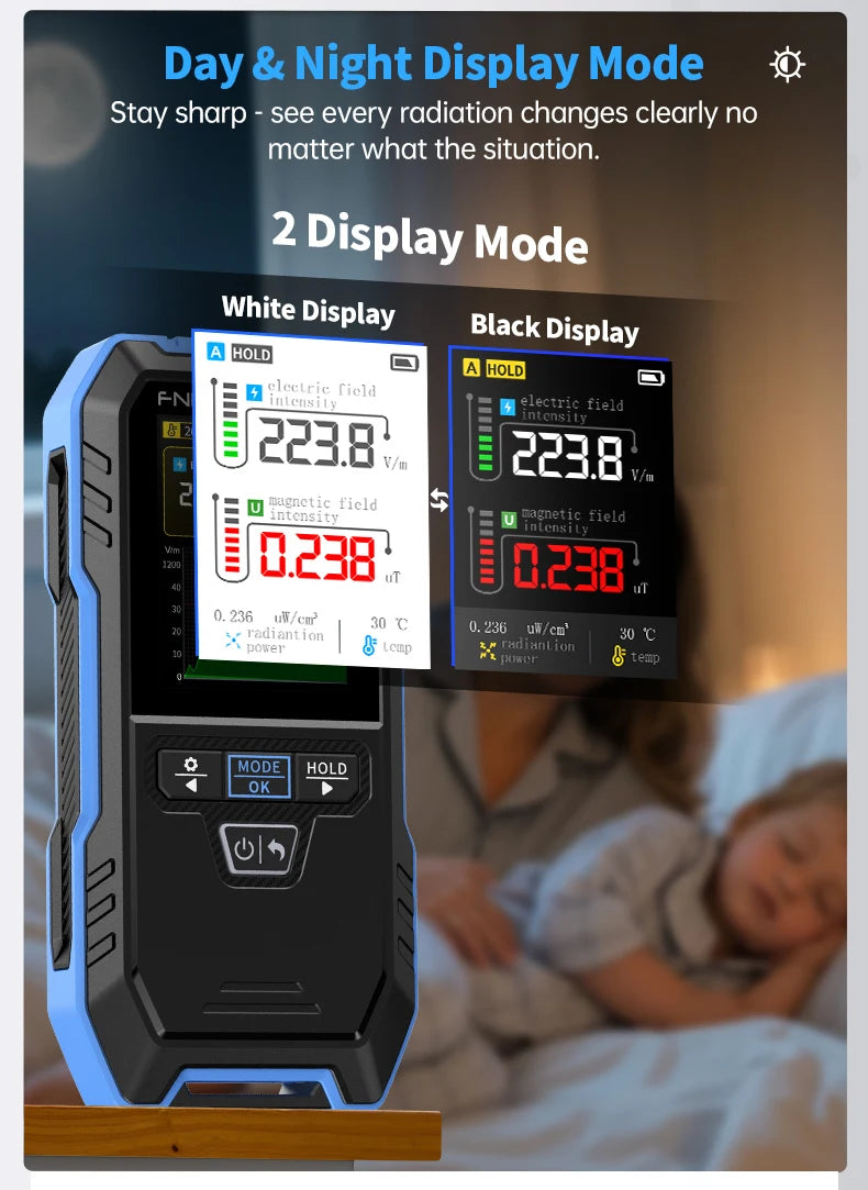 Shield Your Sanctuary: Electromagnetic Radiation Detector :In the pursuit of true longevity, invisible threats lurk in every modern home