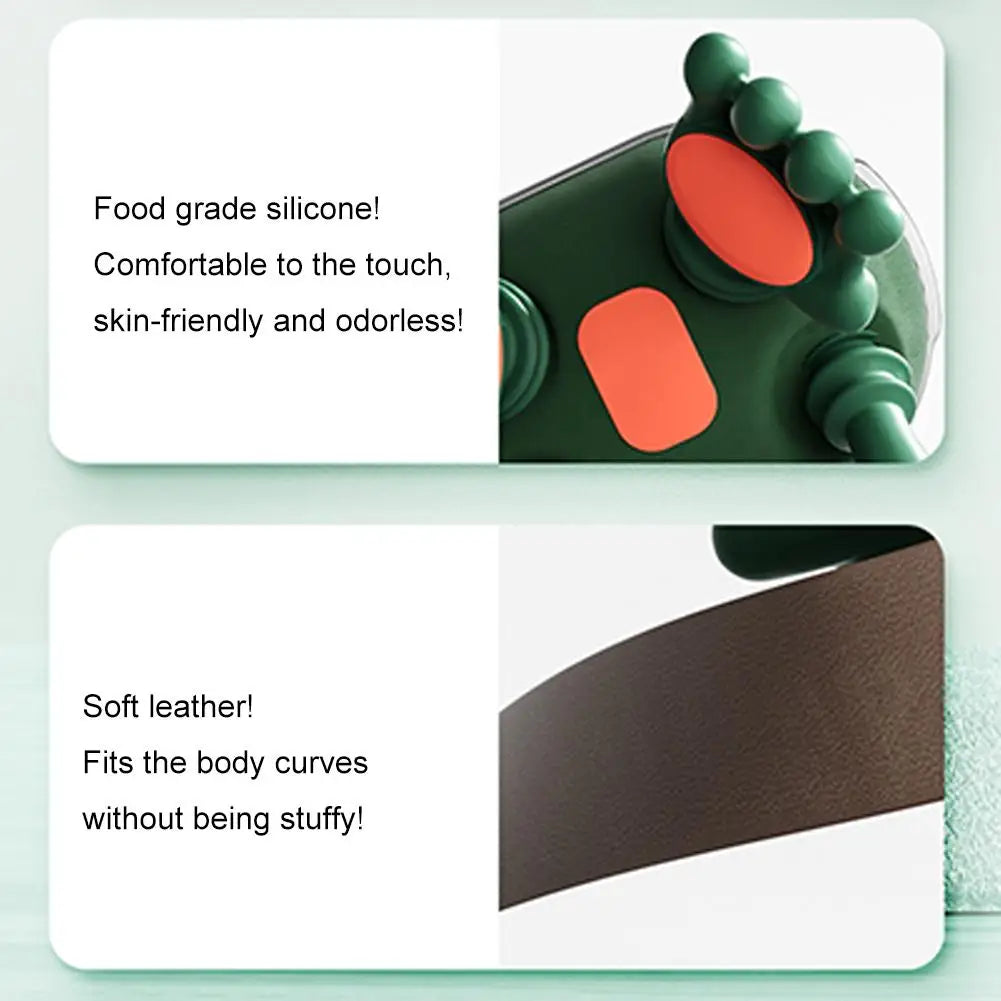 Rechargeable Dual-Finger Neck And Shoulder Massager Device Infrared Therapy Heat Compression for Relaxation And Pain Relief