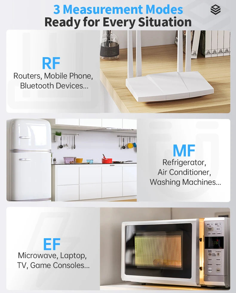Shield Your Sanctuary: Electromagnetic Radiation Detector :In the pursuit of true longevity, invisible threats lurk in every modern home