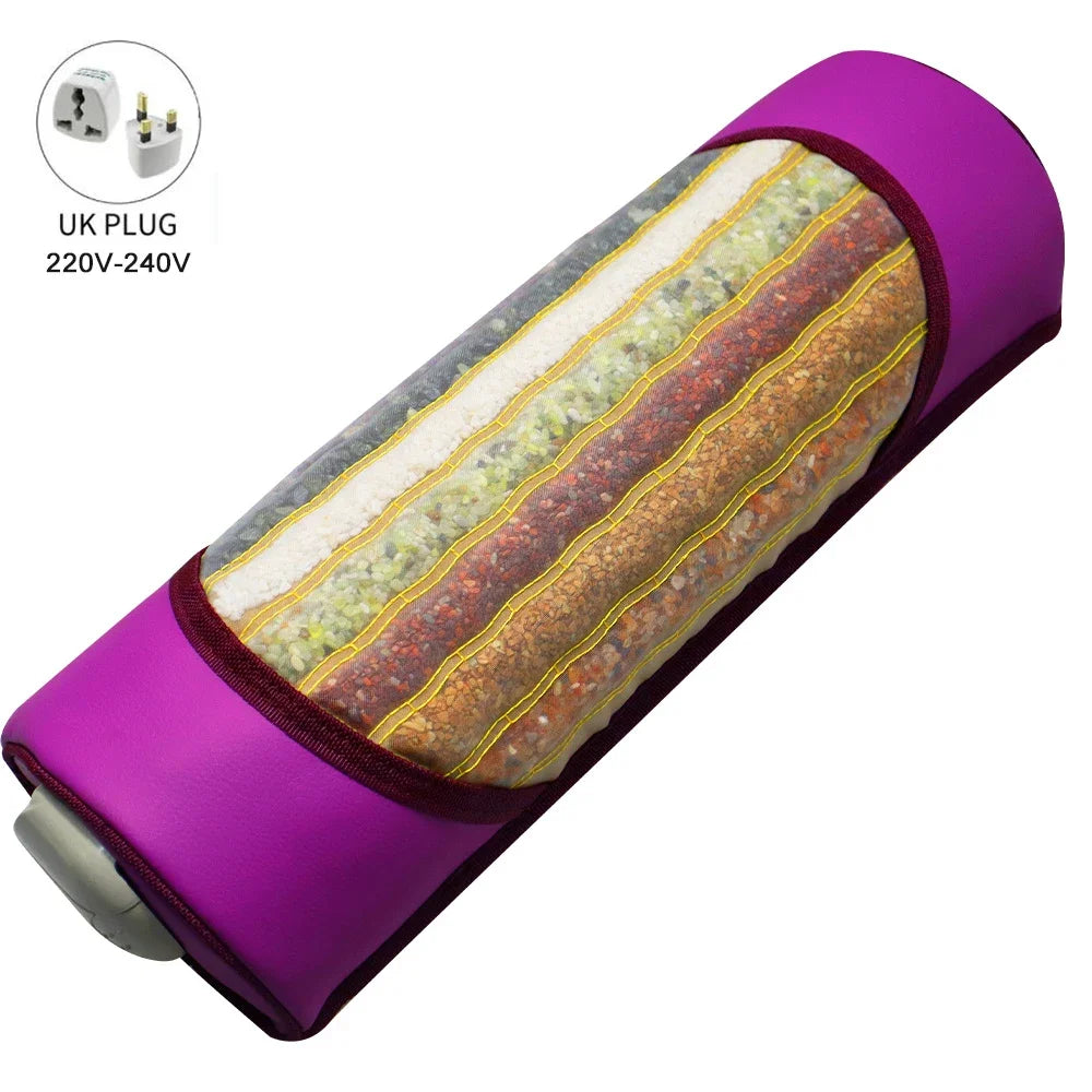 7 Color Crystal Massage Heated Pillow Chakra Energy Far And Near Infrared Therapy Mini Cuscino Restores Mood Improves Insomnia