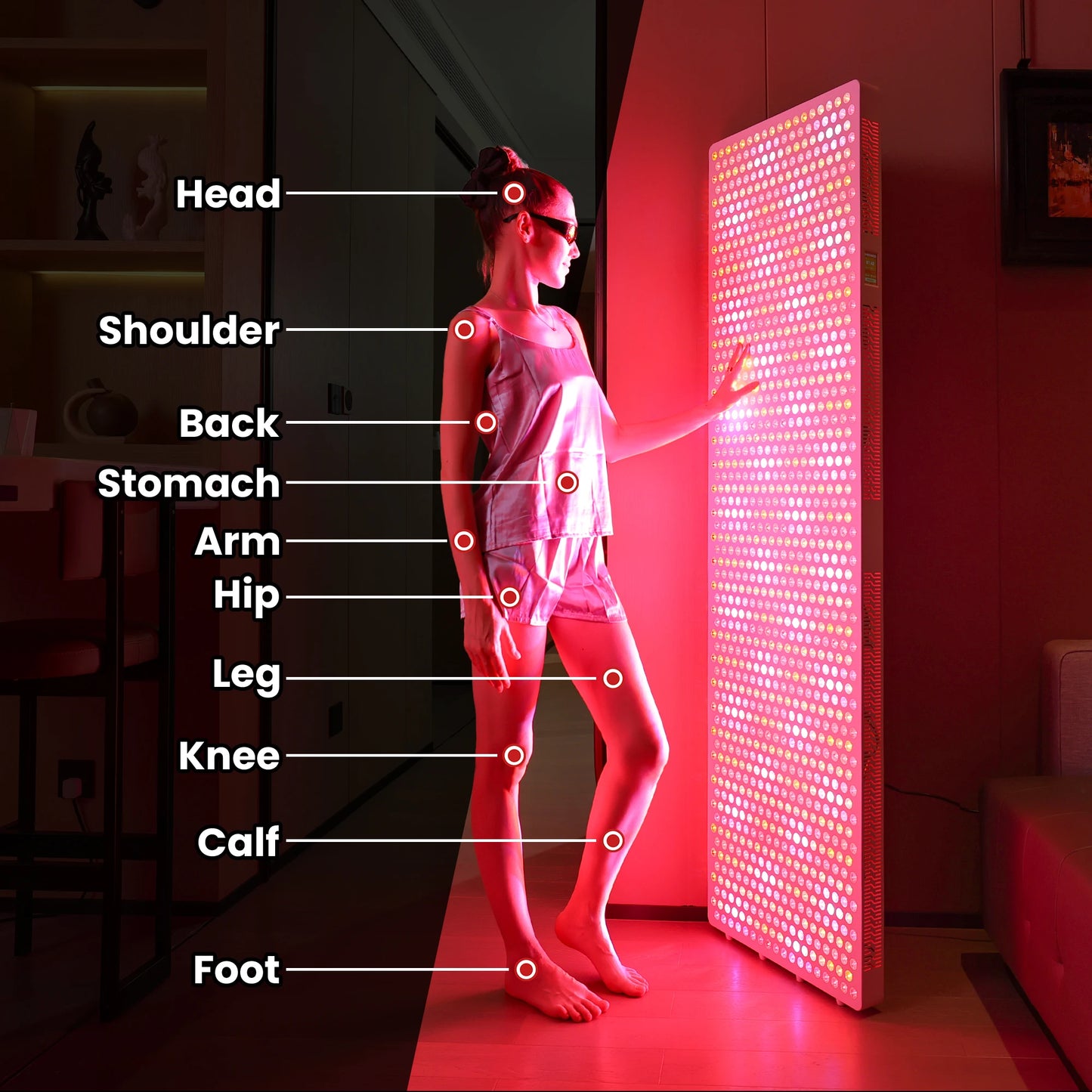 Lxy IDEATHERAPY Touch Screen APP RLPRO2000 9 Wave Blue Yellow Light Therapy Device Infrared Light Therapy  Red Light Therapy