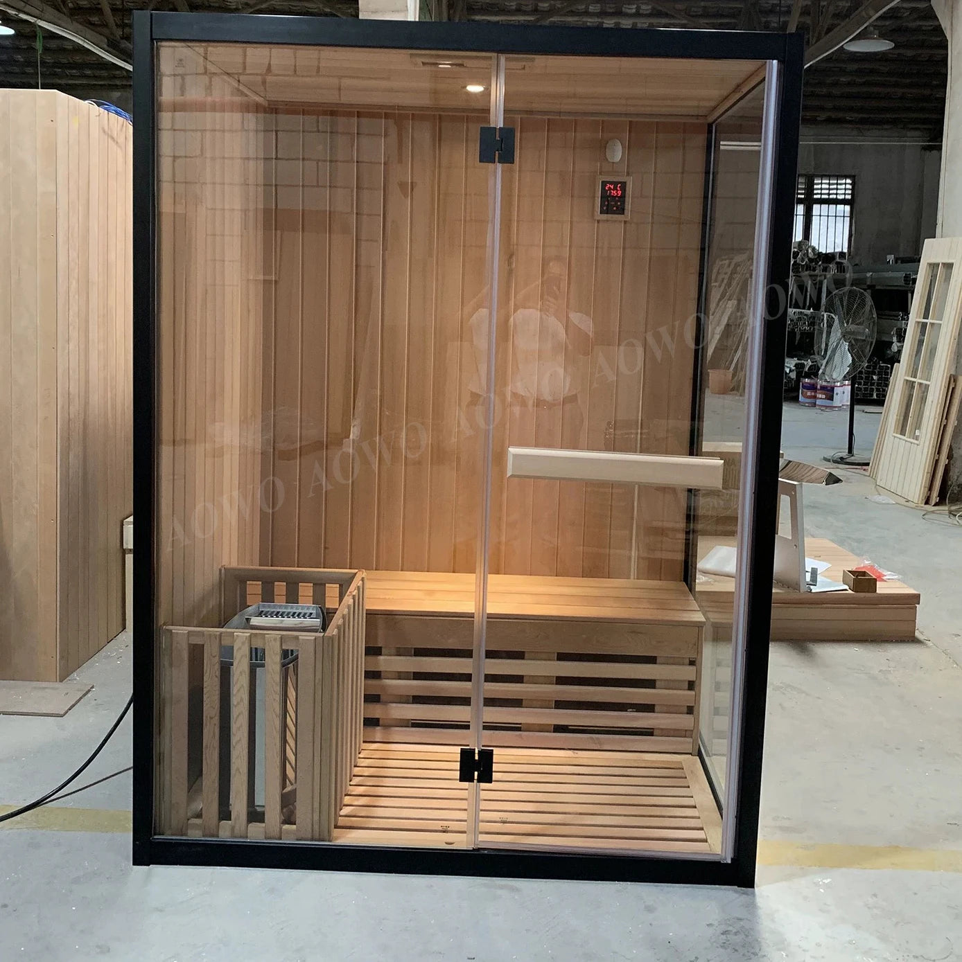 2 Person Square Wooden Dry Sauna Steam Sexs Sauna Roominfra Red Sau-na Dry Steam Yacuzzi Outdoor Spa Steam Sauna Tent
