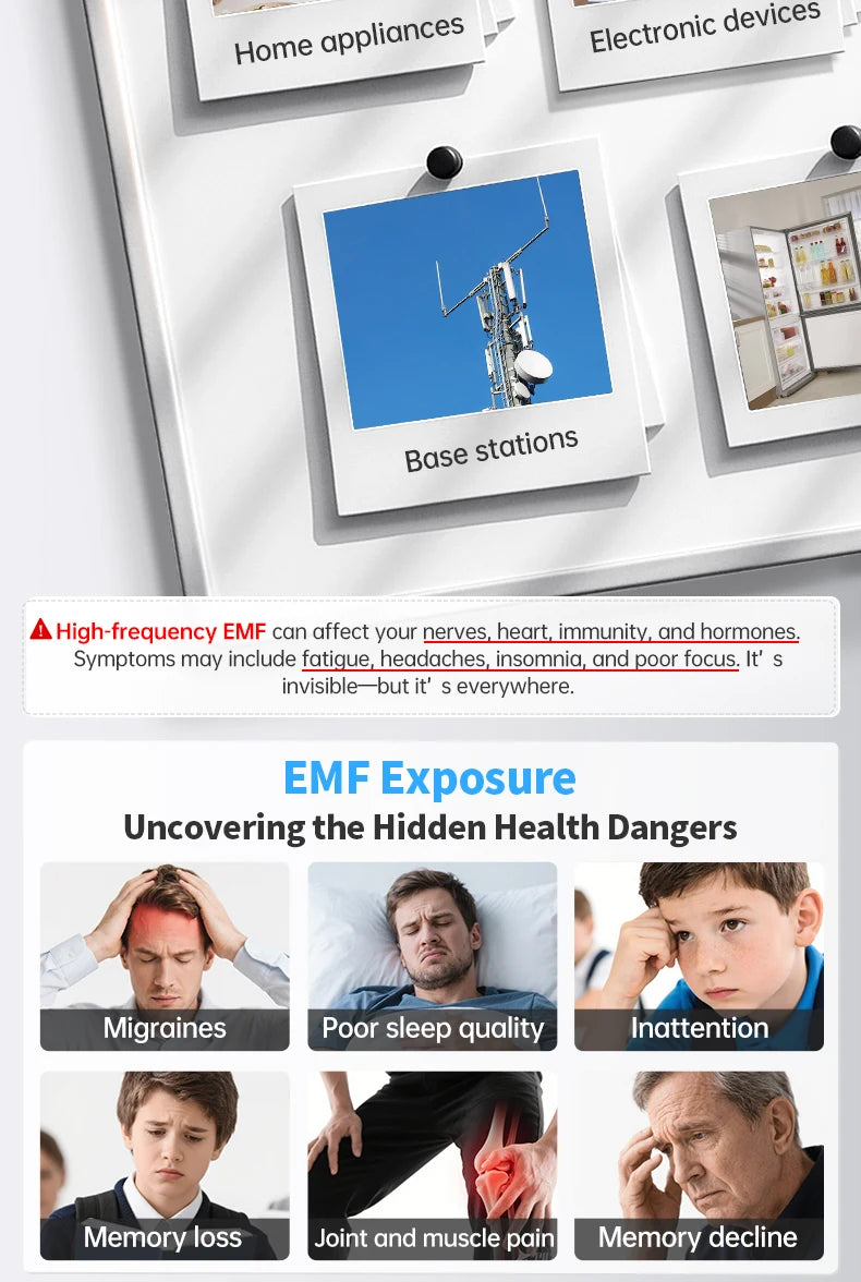 Shield Your Sanctuary: Electromagnetic Radiation Detector :In the pursuit of true longevity, invisible threats lurk in every modern home