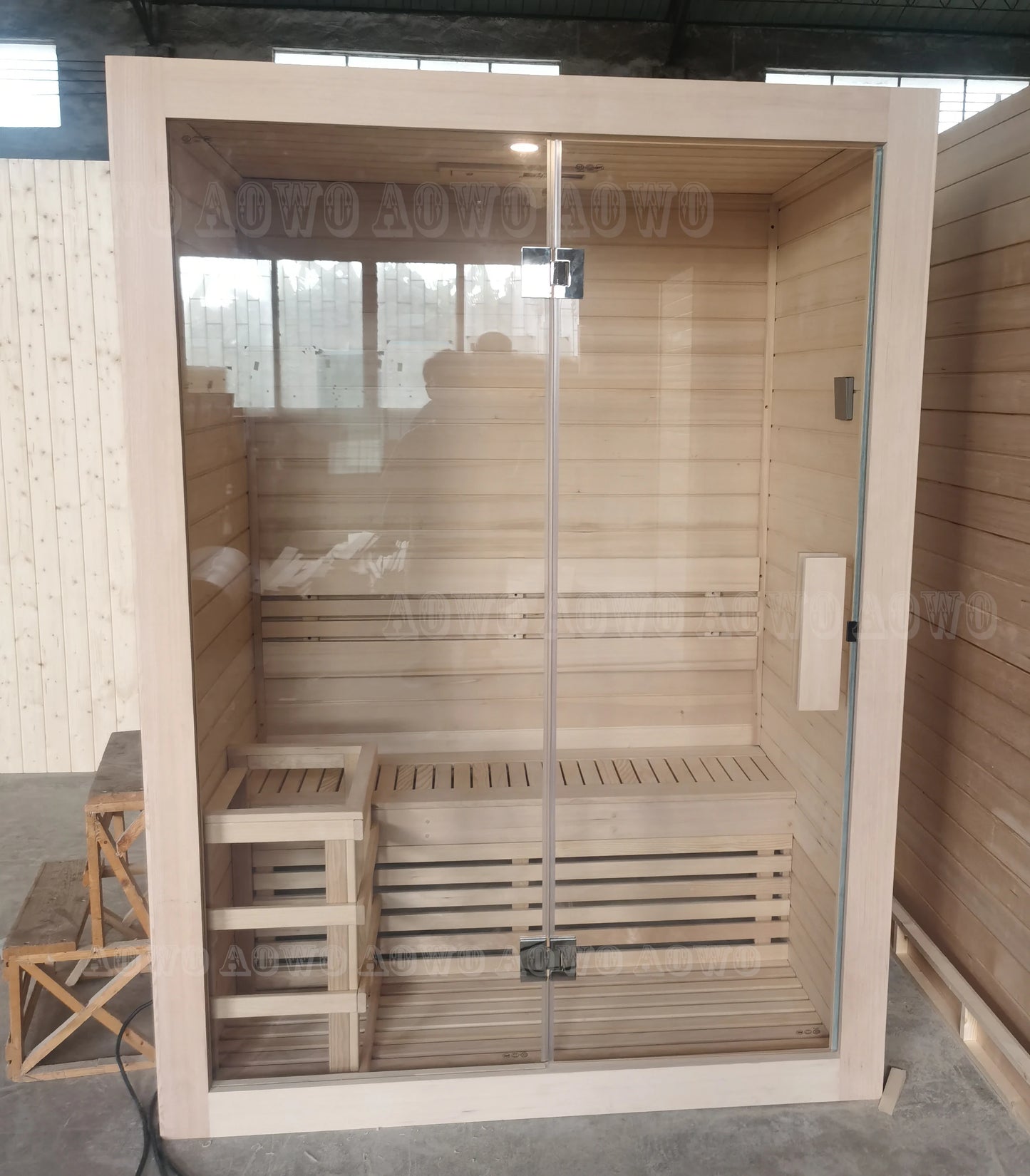 2 Person Square Wooden Dry Sauna Steam Sexs Sauna Roominfra Red Sau-na Dry Steam Yacuzzi Outdoor Spa Steam Sauna Tent