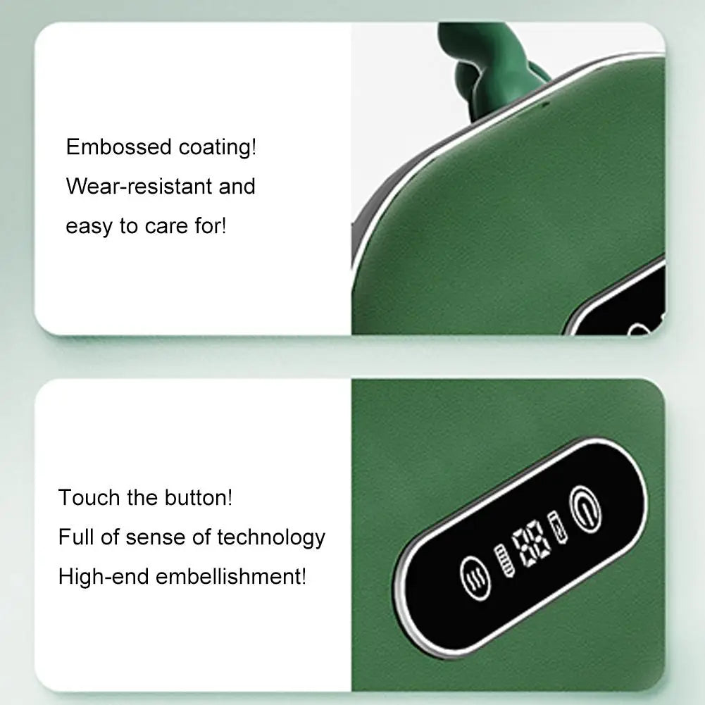 Rechargeable Dual-Finger Neck And Shoulder Massager Device Infrared Therapy Heat Compression for Relaxation And Pain Relief
