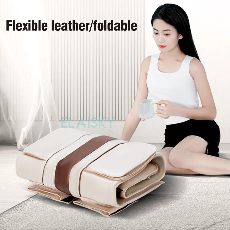 Electric Massage Mattress Airbag Kneading Vibrating Mat For Neck Back Leg Moxibustion Therapy Body Waist Relaxation Pain Relief