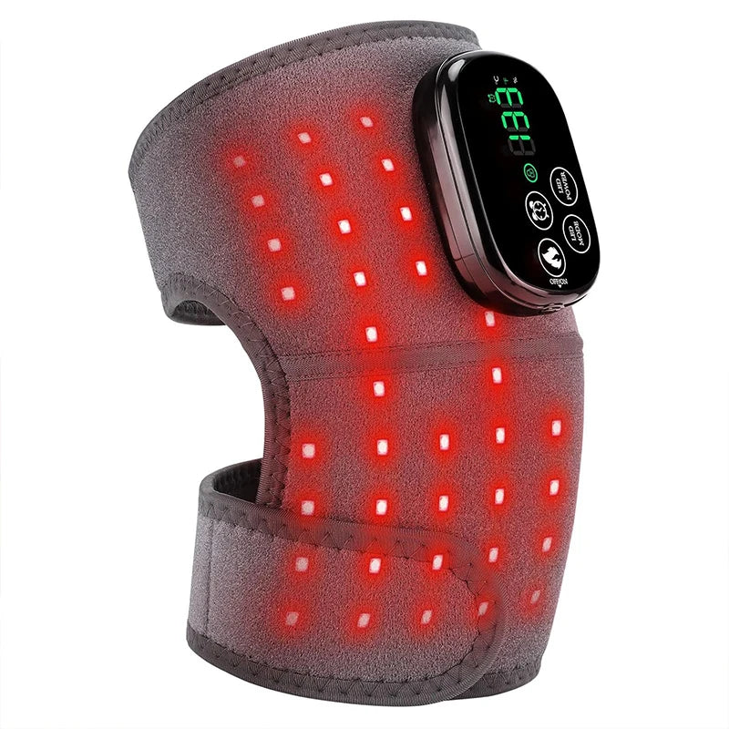 Red Light Therapy Knee Shoulder Brace 660nm 850nm Infrared Heat Wrap for Arthritis Joint Pain Muscle Relaxation Healing Support