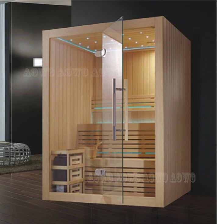 2 Person Square Wooden Dry Sauna Steam Sexs Sauna Roominfra Red Sau-na Dry Steam Yacuzzi Outdoor Spa Steam Sauna Tent