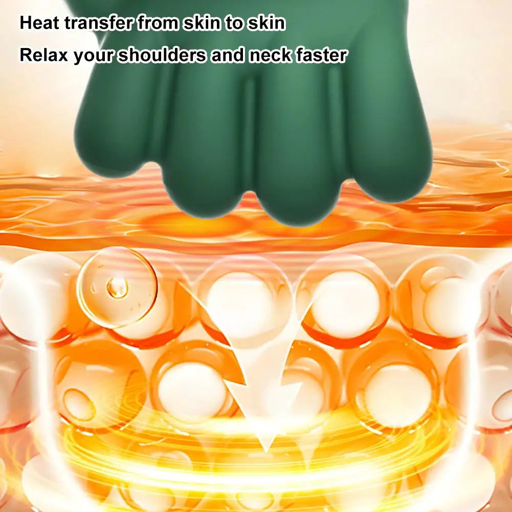 Rechargeable Dual-Finger Neck And Shoulder Massager Device Infrared Therapy Heat Compression for Relaxation And Pain Relief