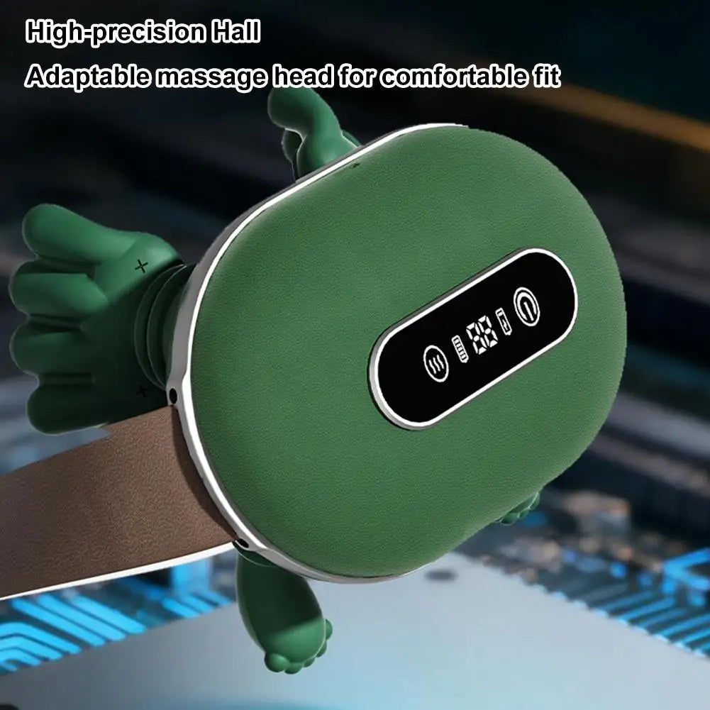 Rechargeable Dual-Finger Neck And Shoulder Massager Device Infrared Therapy Heat Compression for Relaxation And Pain Relief