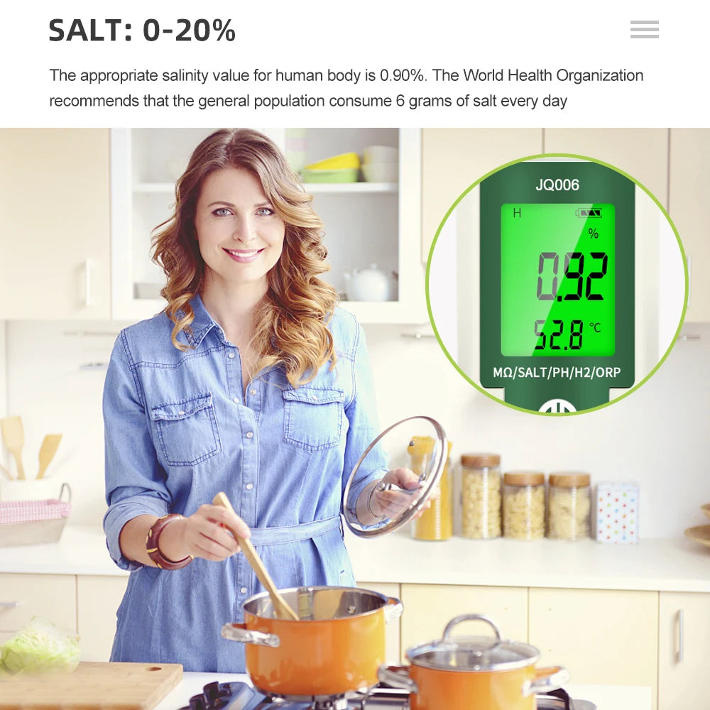 10 in 1 Water Quality Tester: Water is life—but impure water accelerates aging. Hidden contaminants like heavy metals, excessive TDS, and pH imbalances drive inflammation, oxidative stress, and cellular damage, silently shortening your healthspan.