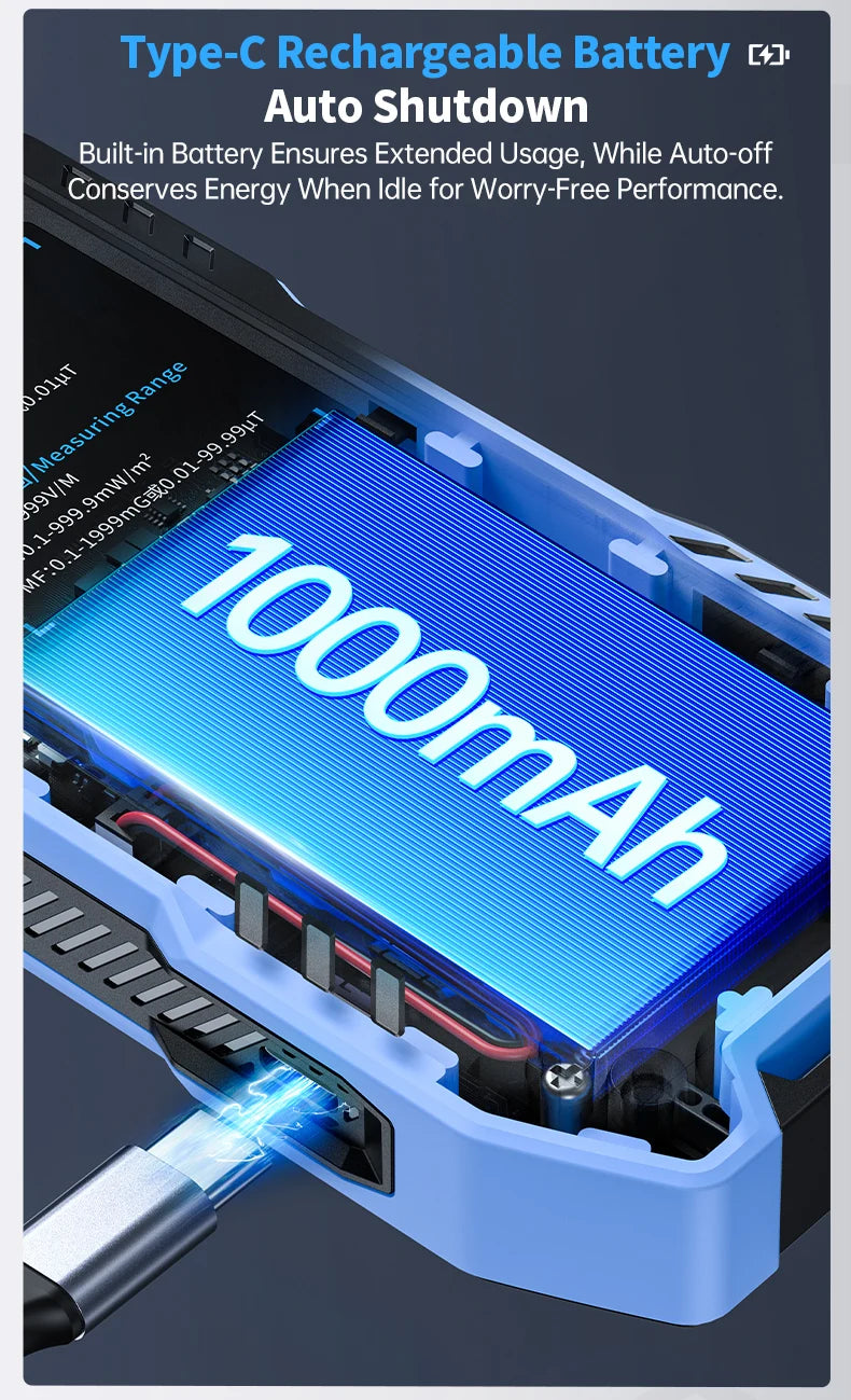 Shield Your Sanctuary: Electromagnetic Radiation Detector :In the pursuit of true longevity, invisible threats lurk in every modern home