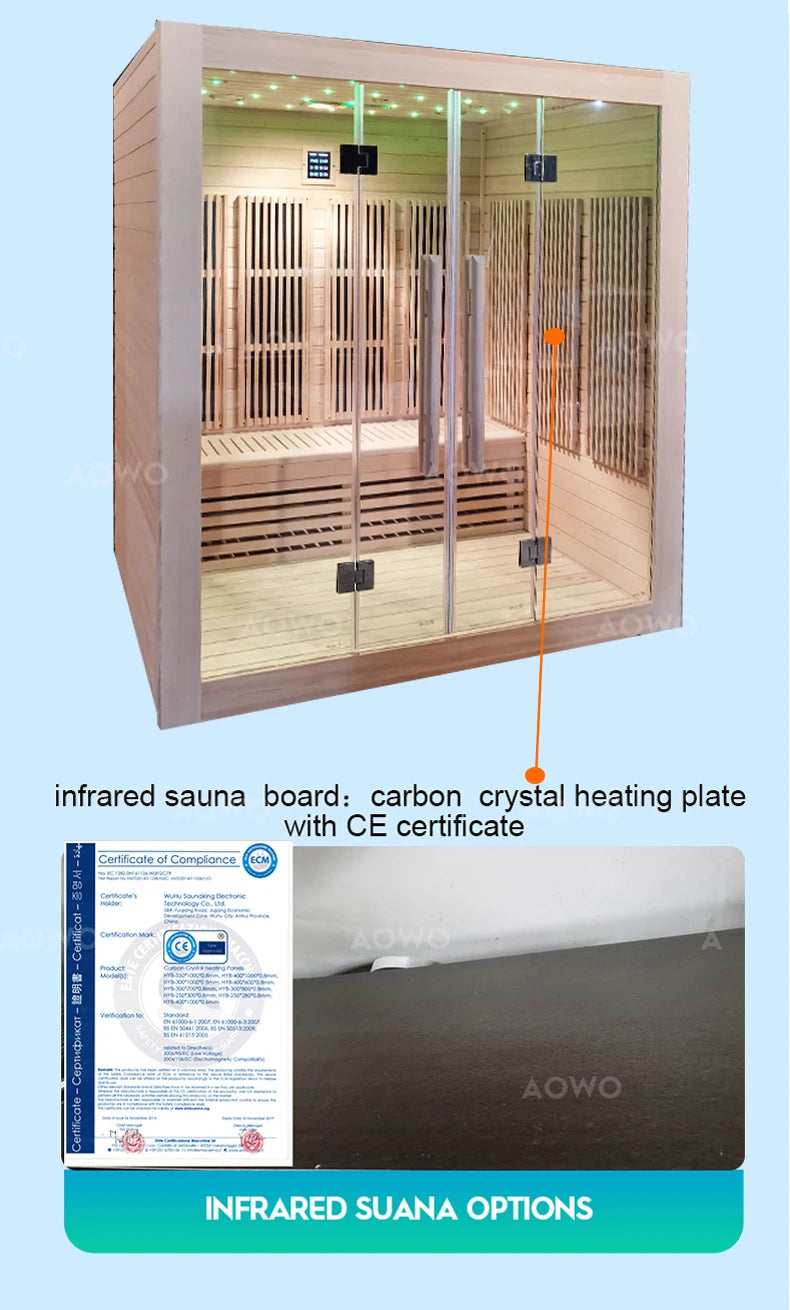 2 Person Square Wooden Dry Sauna Steam Sexs Sauna Roominfra Red Sau-na Dry Steam Yacuzzi Outdoor Spa Steam Sauna Tent