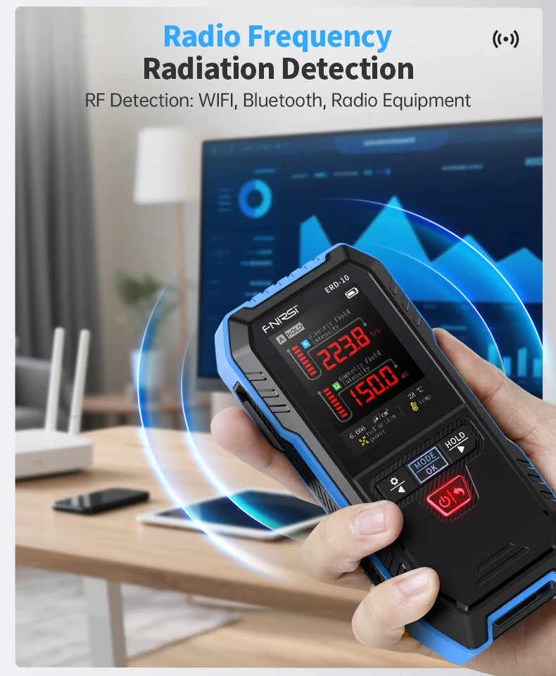Shield Your Sanctuary: Electromagnetic Radiation Detector :In the pursuit of true longevity, invisible threats lurk in every modern home