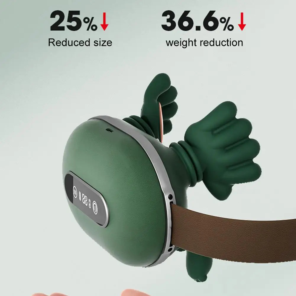 Rechargeable Dual-Finger Neck And Shoulder Massager Device Infrared Therapy Heat Compression for Relaxation And Pain Relief